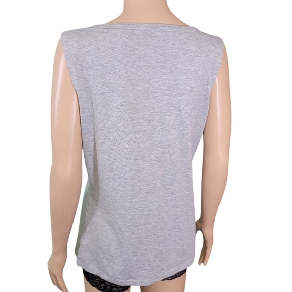 MICHAEL MICHAEL KORS Womens Silver Chain Cowl Neck Tank Top Size M - Picture 7 of 14